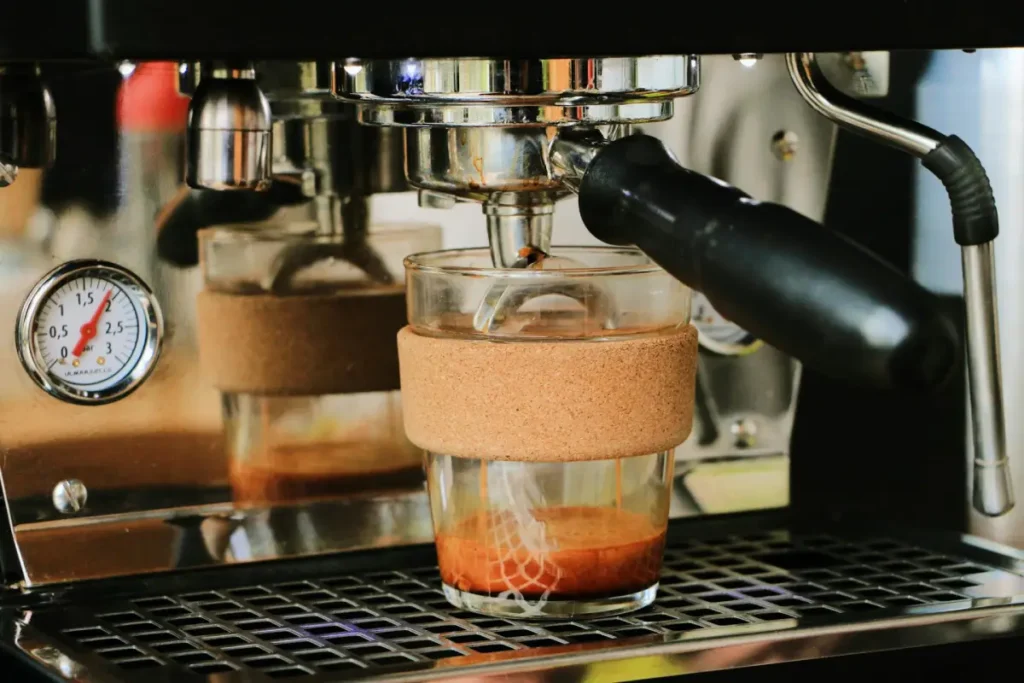cafe americano extraction